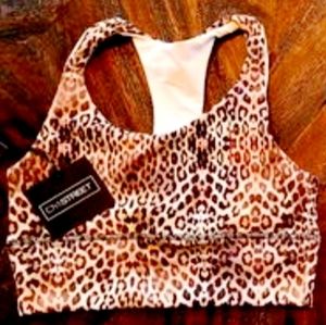 DYI Leopard Print Sports Bra